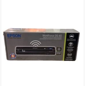 Epson WorkForce (DS-40) Portable Wireless Color Document Compact Scanner
